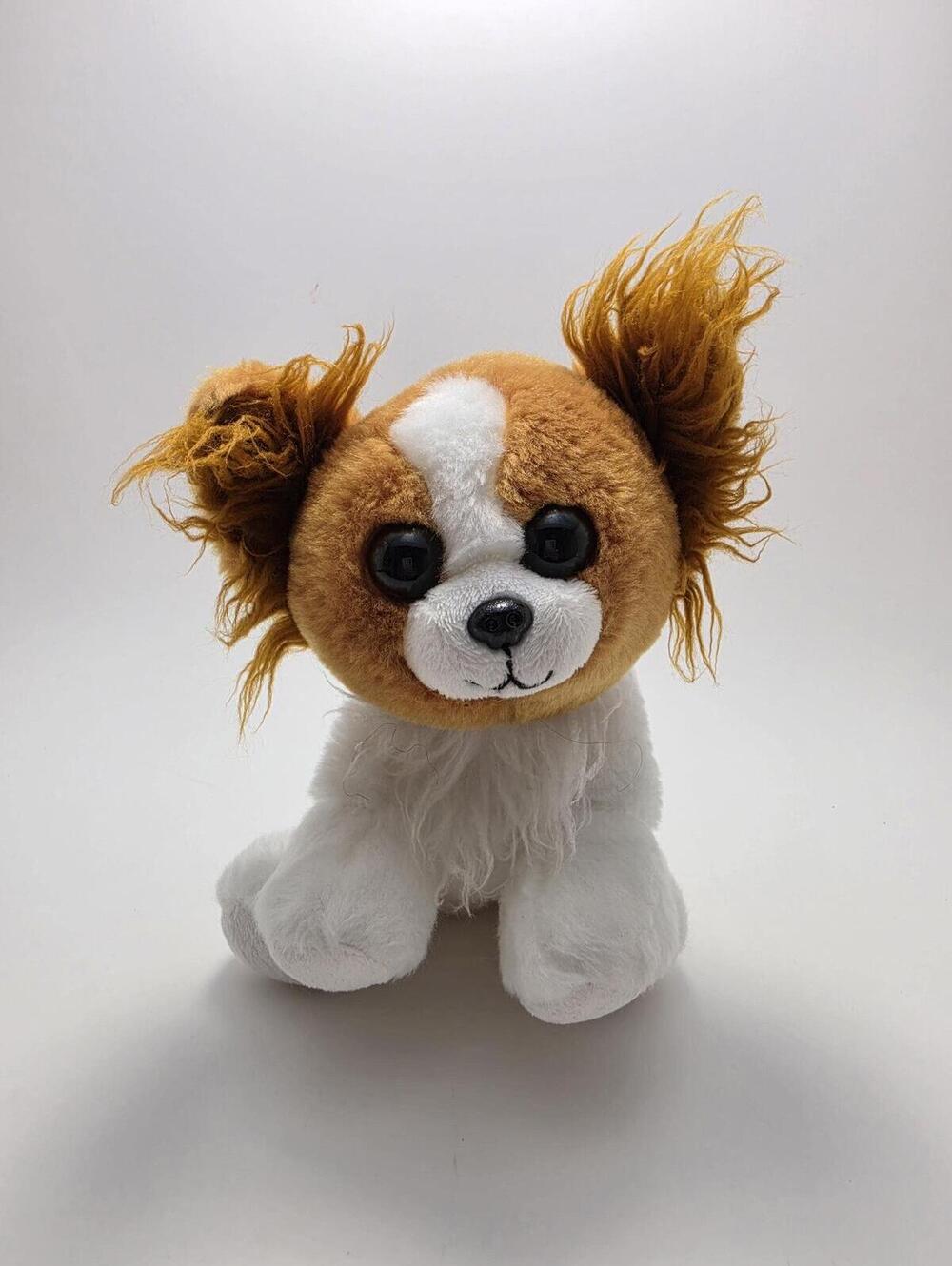 Ty Beanie Baby “Barks” the Papillion Dog! (6 inch) No Hang Tag